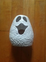 Ceramic Halloween Ghost  Candle Holder/ Decor 5 X 4.5 - £15.81 GBP