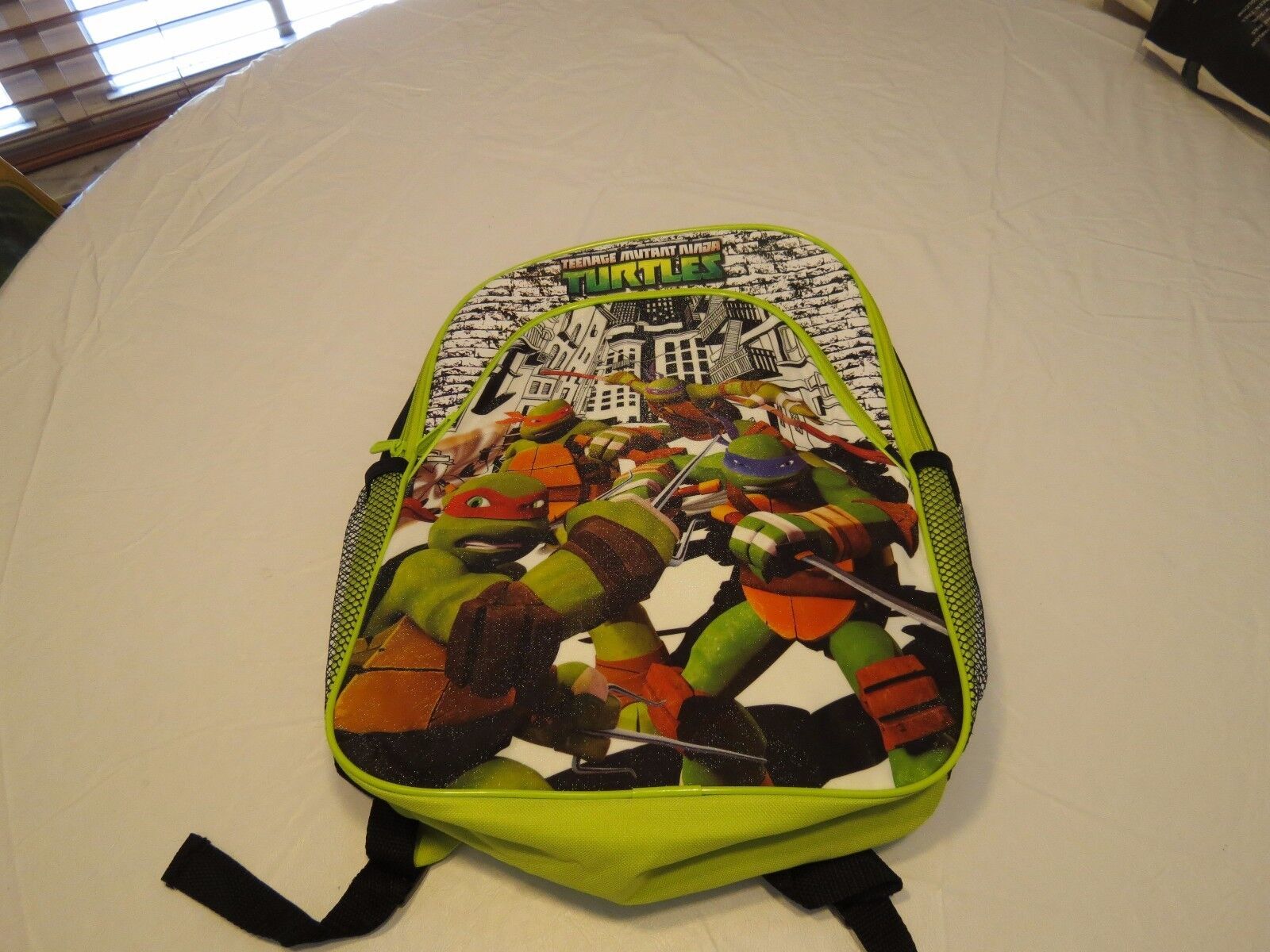 Primary image for Teenage Mutant Ninja Turtles TMNT bookbag backpack Crocs school camp brick wall