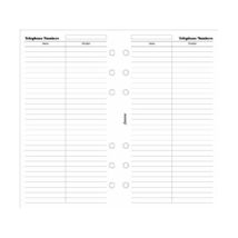 Filofax Personal Name and Telephone Number  - $12.00