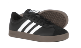 adidas VL Court Base Women&#39;s Sportswear Sneakers Casual Shoes Black NWT ID3715 - £59.45 GBP