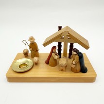 German Nativity Handmade Christmas Decoration Erzgebirgiche 17515 Broken - $743.95 MXN