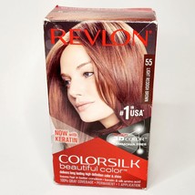 Revlon Colorsilk Hair Color #55 Light Reddish Brown - £7.55 GBP