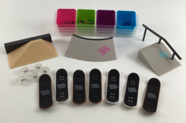 Tech Deck Fingerboard Huge Lot 7 Mini Skateboards Ramps Accessories Part... - $73.21