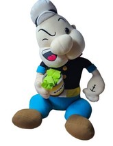 Popeye w/ Spinach Can Stuffed Plush Toy 16&quot; - £14.94 GBP