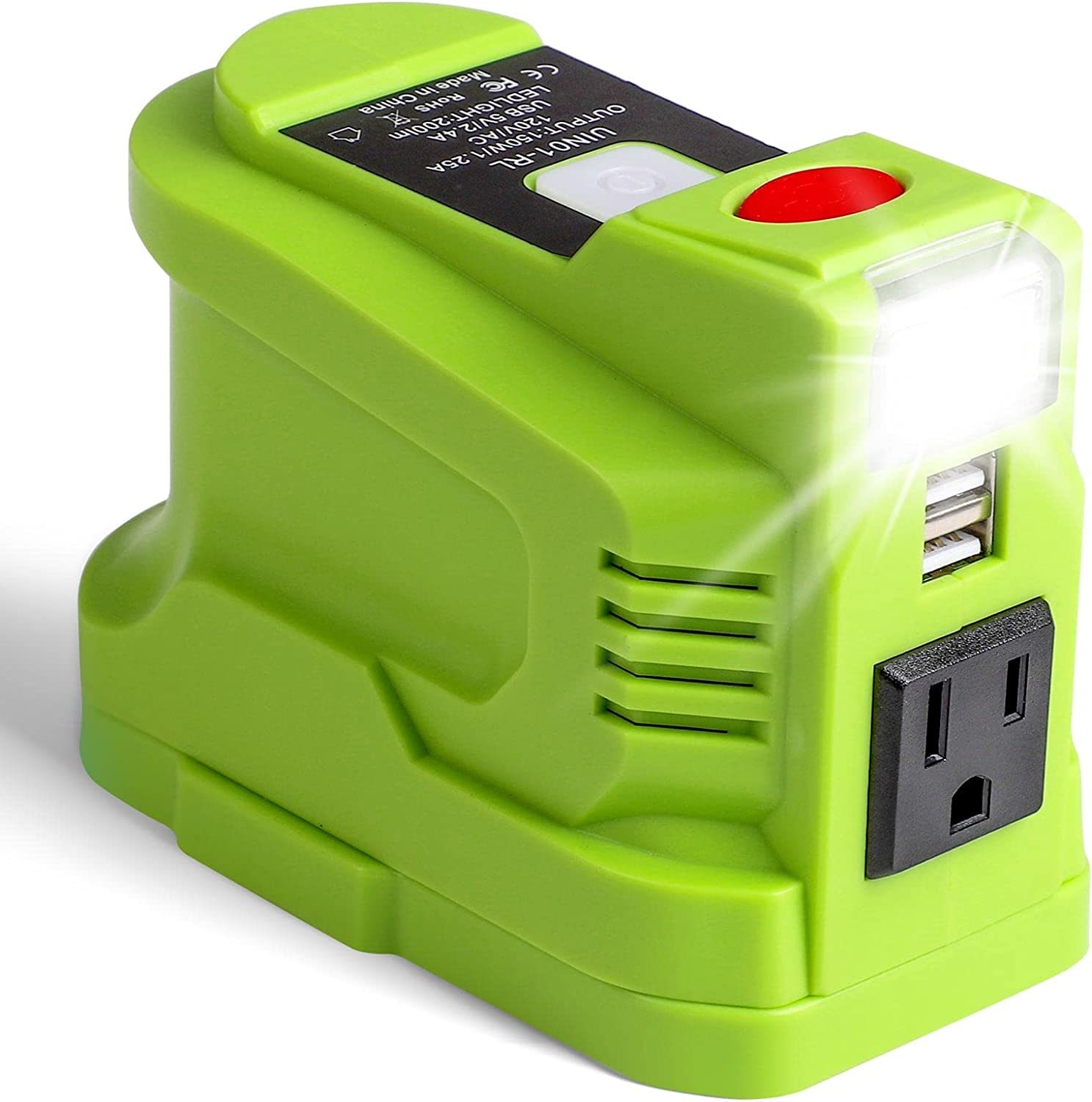 Primary image for Ryobi 18 Volt Lithium Battery Usb Charger Adapter, Ryobi Power Station With Led