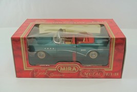 Mira Golden Line Buick Century 1955 Blue Metal Diecast Car 1:18 Made in ... - £33.31 GBP