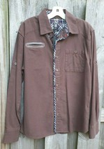 Cavi Mens Button down Long Sleeve Shirt size L Western - £26.97 GBP