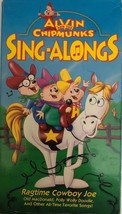 Alvin And The Chipmunks Sing-Alongs Ragtime Cowboy Joe Vhs Tested Rare SHIPN24HR - £27.60 GBP