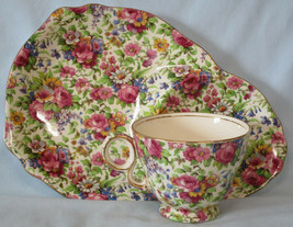 Royal Winton Grimwades Summertime Chintz Snack Plate &amp; Cup - £70.51 GBP