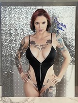 Anna Bell Peaks Sexy Front Floss Signed Autograph 8x10 Adult Model Actress - £22.98 GBP