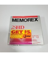 Memorex 2S/HD Double Sided High Density 5.25&quot; Flexible Floppy Disks 10Pack - £13.44 GBP