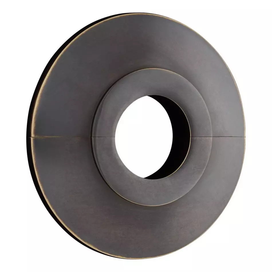 Signature Hardware 243460 Smooth Brass Radiator Flange, 1/2” - Oil Rubbe... - $11.90
