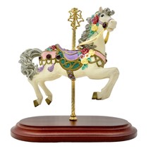 The Hamilton Collection Amethyst Jumper from the Jeweled Carousel Sculpture Coll - £30.23 GBP
