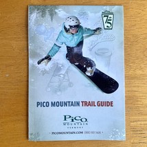 2012-2013 PICO MOUNTAIN Resort Ski Trail Map 75th Anniversary Vermont Ki... - £7.82 GBP