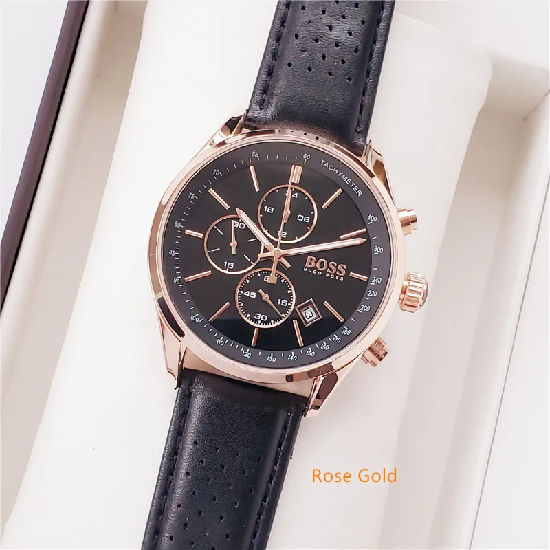 Fashion  Businees Mens Watch Casual Dial Movement Auto Date Wateproof Wristwatch - £110.81 GBP