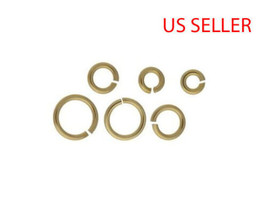 1 pc 14k yellow gold open jump ring 1 MM Thick  --  4 5 6 7 8 9 10 MM - £9.48 GBP
