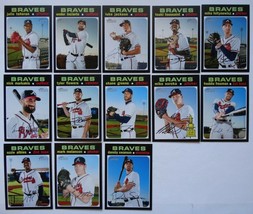 2020 Topps Heritage Atlanta Braves Base Team Set of 13 Baseball Cards - £3.53 GBP