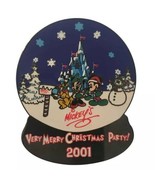 Disney Christmas Mickey&#39;s Very Merry Christmas Party 2001 Snowglobe LE 5... - £8.70 GBP