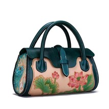 Ving luxury handbags women bags designer 2021 new retro first layer cowhide lotus totes thumb200