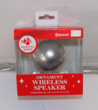 Vivitar Bluetooth Ornament Wireless Speaker Silver New - $270.26 MXN