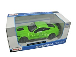 2020 Ford Mustang Shelby GT500 Green Maisto 1:24 Diecast Model Car New In Box - £13.29 GBP