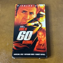 Gone in 60 Seconds Touchstone VHS Nicolas Cage Angelina Jolie Video Tape... - £4.51 GBP