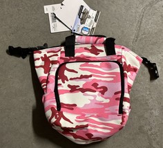 Glacier Trails Cooler Bag Tote Pink Camo, 12 Cans Fishing Hiking Camping - £19.73 GBP