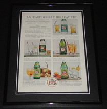 1959 Canada Dry Ginger Ale 11x14 Framed ORIGINAL Vintage Advertisement - $49.49