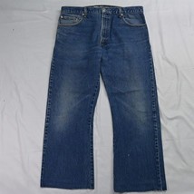 Levi&#39;s 38 x 28 Cut Off 517 Bootcut Medium Wash Denim Jeans - £14.14 GBP