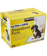Kirkland Signature Extra-Large Absorbent Pads, 100 Large Pads, 30x23 (Original V - $31.75