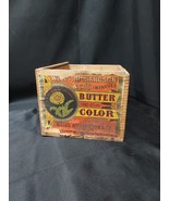 OLD Wells Richardson Co. Burlington Vermont Butter Color Shipping Box Or... - $95.31 CAD