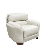 Edrice Chair, Ivory Top Grain Leather - $29,942.77 MXN