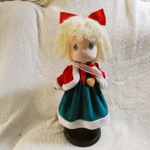 Precious Moments Doll &#39;CELESTE&#39; 1990 Christmas Edition W/Stand  17&quot; 2176... - £7.82 GBP
