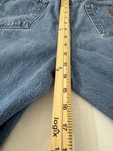 Carhartt Men's Blue Toughest Work Denim Jeans Measured Size (32×30.5) image 14