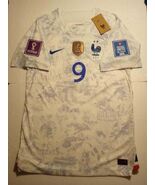 Olivier Giroud France 2022 World Cup Qatar Match Slim White Away Soccer ... - $90.00