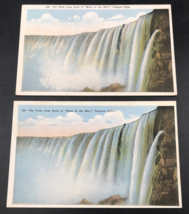 2 Diff Horseshoe Niagara Falls from Maid of the Mist Deck Similar View Postcards - £7.70 GBP