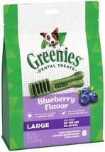 Greenies Large Dental Dog Treats Blueberry - £57.28 GBP