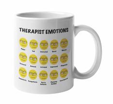 Make Your Mark Design Therapist Emotions Psychiatry Humor Face Coffee &amp; Tea Mug  - £15.81 GBP