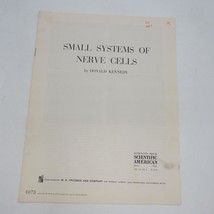 1967 Scientific American Offprint Small Systems Of Nerve Cells - $27.19