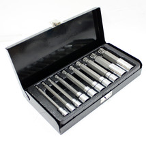 10PC  XZN Triple Square 4&quot; Long Spline Bit Socket Set Metric Tamper-Proof Cr-V - $30.84