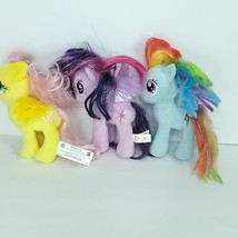 My Little Pony Plush Lot Of 3 Twilight Dash Fluttershy Hasbro Needs Brushing - £19.77 GBP