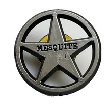 Mesquite Texas Ranger Star TX City State Souvenir Plastic Lapel Hat Pin Pinback - £3.89 GBP
