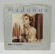 Madonna Like A Virgin 45 Record Vintage Vinyl 1984 - £10.00 GBP