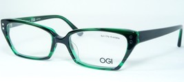 Ogi Heritage 7153 1557 Green Tiger Eyeglasses Glasses Frame 49-15-140mm Japan - £77.74 GBP