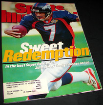 Sports Illustrated Magazine Feb 2 1998 John Elway Super Bowl Denver Broncos Nfl - £8.51 GBP