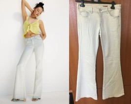 NWT FAB ANTHROPOLOGIE PILCRO MID-LOW RISE STRETCH FLARE JEANS 28 - $712.78 MXN