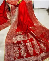 Deepika Padukone Banarasi Silk Saree || Designer Wedding Bridal Sabyasachi Saree - £59.68 GBP