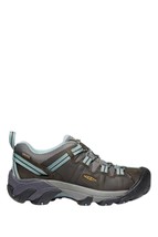 Keen women&#39;s targhee ii hiking shoes in Black Olive/Mineral Blue - size 7 - £67.32 GBP