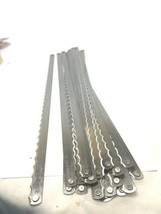 25 Pack Grasselli 17-5/8” x 5/8” x .022 Stainless Scalloped Edge Slicing... - $107.53