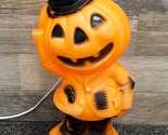 Empire Halloween Pumpkin Man w/ Top Hat Lighted Blow Mold ~ Vintage 1969 - £30.39 GBP